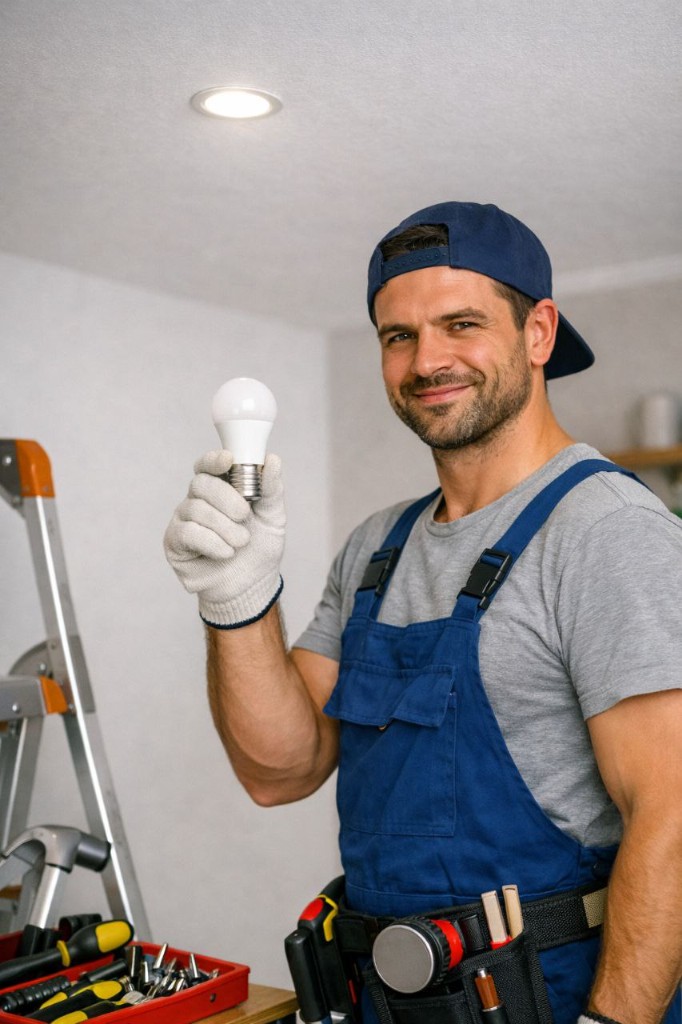 Электромонтаж, замена освещения